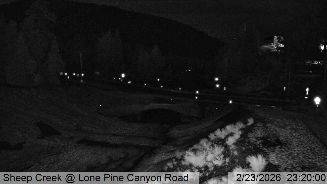 Sheep Creek @ Lone Pine Canyon Rd