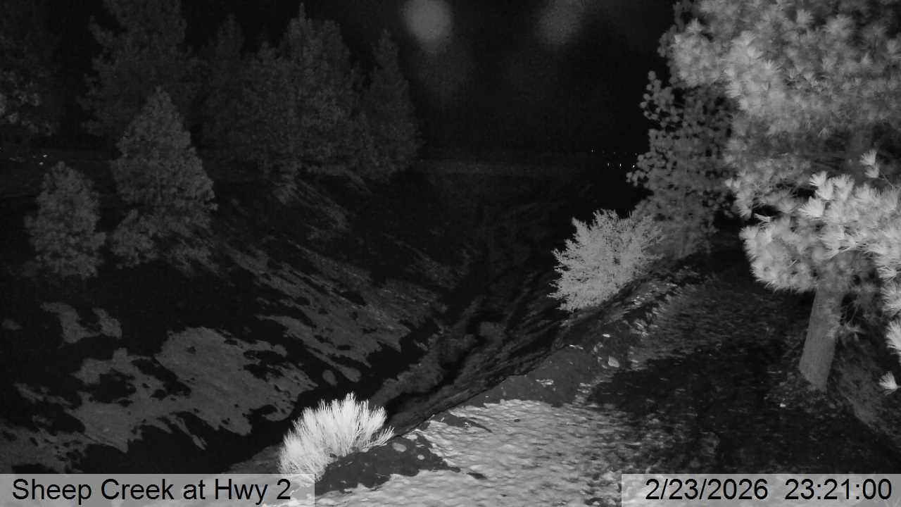 Sheep Creek at Hwy 2