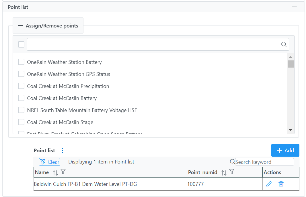 Alarm Group List - NovaStar Administrator (for Users)