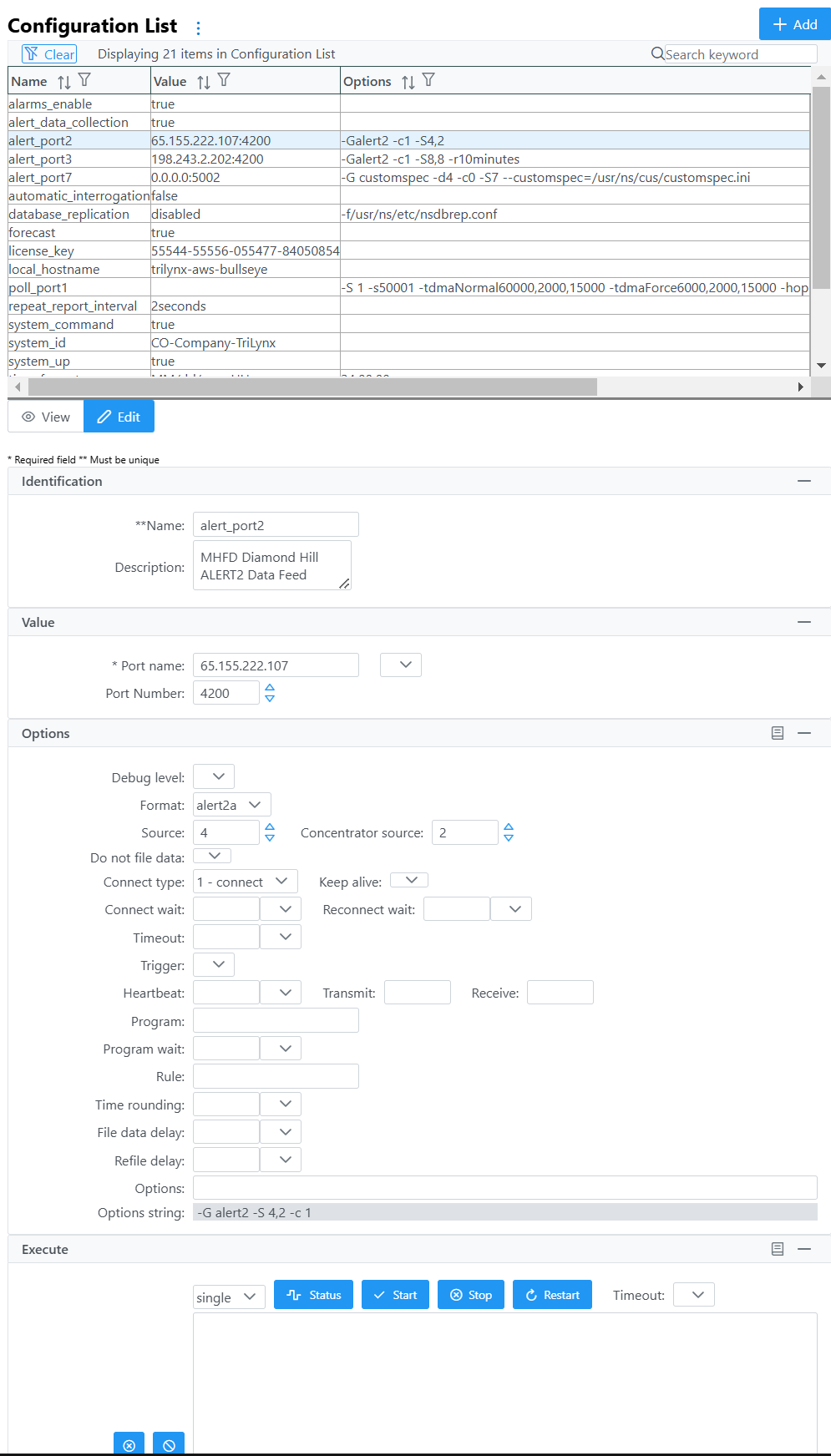 Configuration List - NovaStar Administrator (for Users)